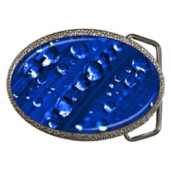 Waterdrops Belt Buckle (oval)