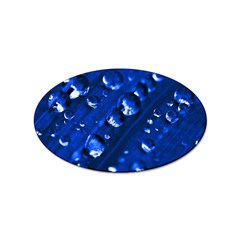 Waterdrops Sticker (oval) by Siebenhuehner