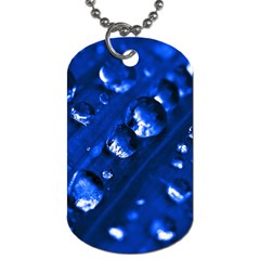 Waterdrops Dog Tag (one Sided) by Siebenhuehner