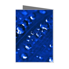 Waterdrops Mini Greeting Card (8 Pack) by Siebenhuehner