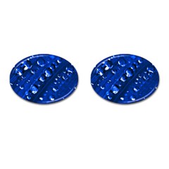 Waterdrops Cufflinks (oval) by Siebenhuehner