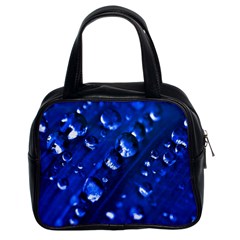 Waterdrops Classic Handbag (two Sides) by Siebenhuehner