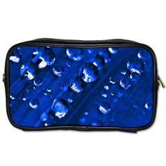 Waterdrops Travel Toiletry Bag (one Side) by Siebenhuehner