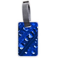 Waterdrops Luggage Tag (one Side) by Siebenhuehner