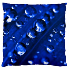 Waterdrops Large Cushion Case (single Sided)  by Siebenhuehner