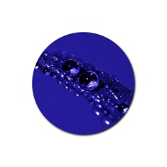 Waterdrops Drink Coaster (round) by Siebenhuehner