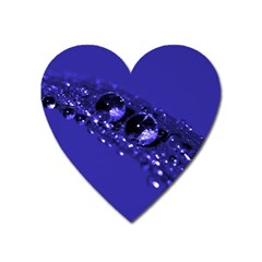 Waterdrops Magnet (heart)