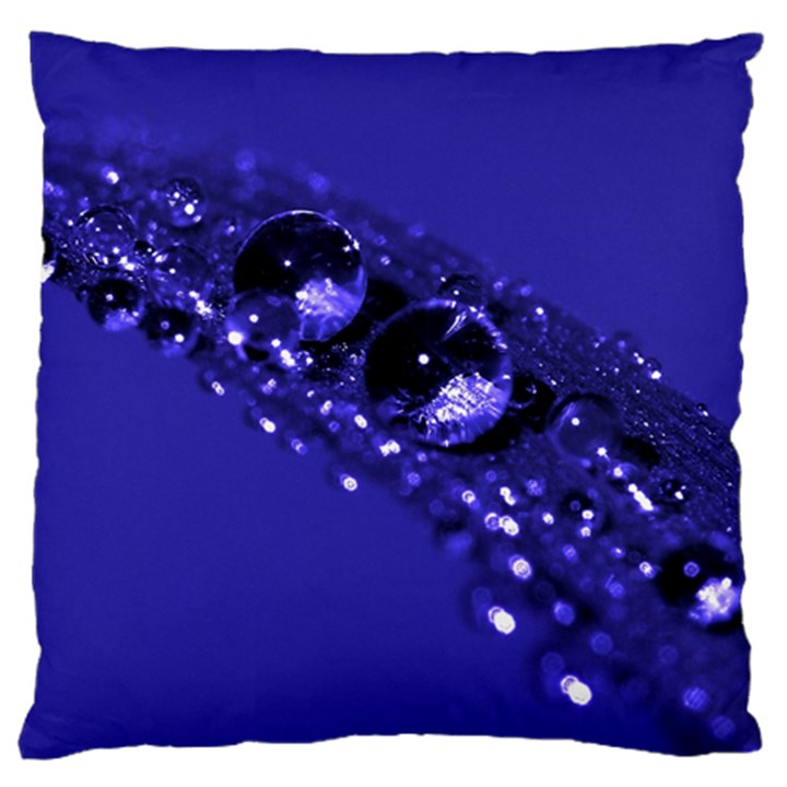 Waterdrops Large Cushion Case (Single Sided) 