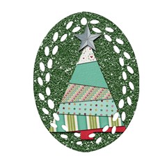 Oh Christmas Tree Ornament (oval Filigree)