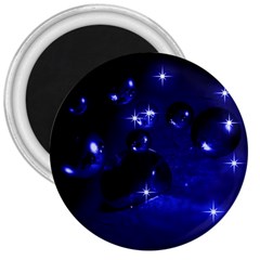 Blue Dreams 3  Button Magnet by Siebenhuehner