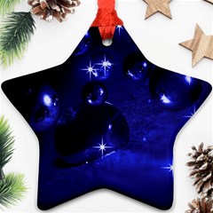 Blue Dreams Star Ornament by Siebenhuehner