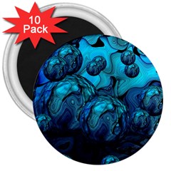 Magic Balls 3  Button Magnet (10 Pack)