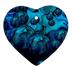 Magic Balls Heart Ornament (two Sides) by Siebenhuehner