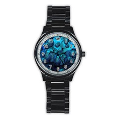 Magic Balls Sport Metal Watch (black) by Siebenhuehner