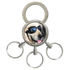 Cool Dog  3-ring Key Chain by Siebenhuehner