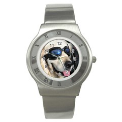 Cool Dog  Stainless Steel Watch (unisex) by Siebenhuehner