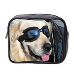 Cool Dog  Mini Travel Toiletry Bag (Two Sides) Front