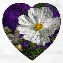 Cosmea   Jigsaw Puzzle (heart) by Siebenhuehner