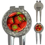 Strawberry  Golf Pitchfork & Ball Marker Front