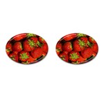 Strawberry  Cufflinks (Oval) Front(Pair)