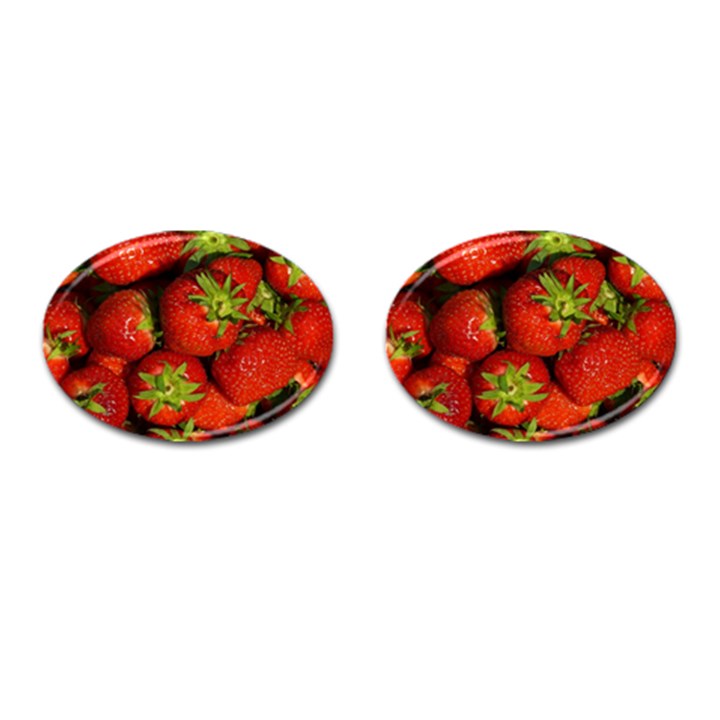 Strawberry  Cufflinks (Oval)