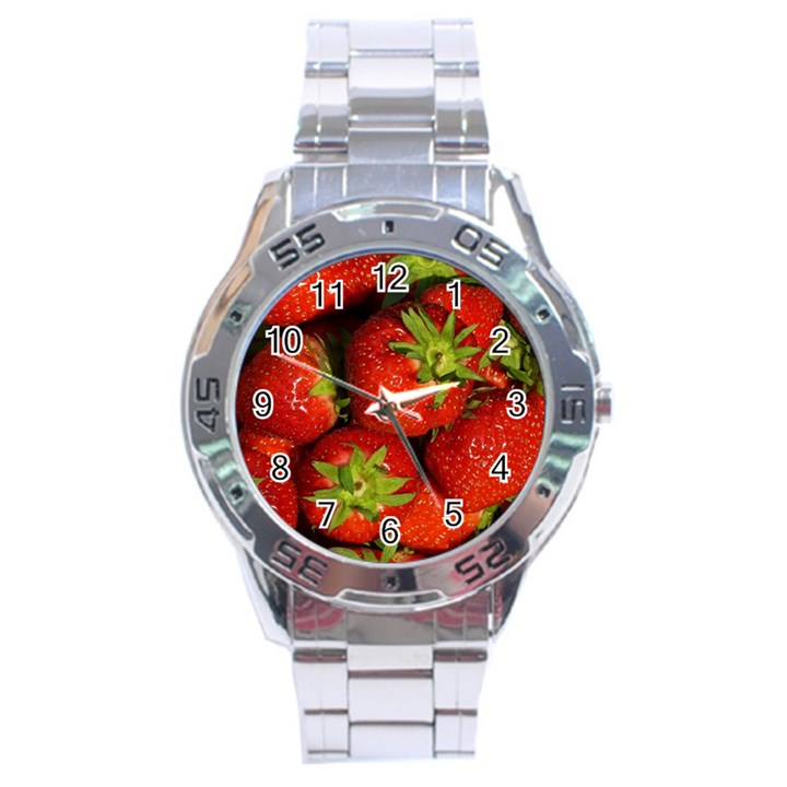 Strawberry  Stainless Steel Watch (Men s)