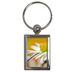 Daisy With Drops Key Chain (rectangle) by Siebenhuehner