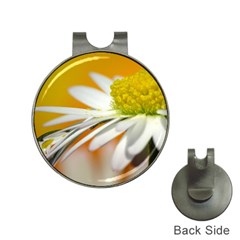 Daisy With Drops Hat Clip With Golf Ball Marker by Siebenhuehner