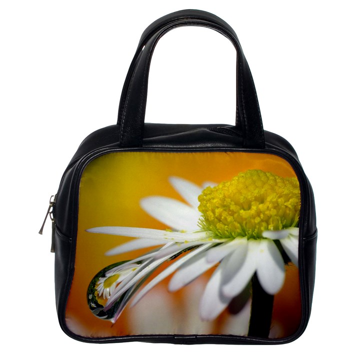 Daisy With Drops Classic Handbag (One Side)