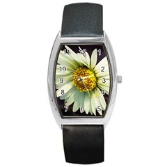 Daisy Tonneau Leather Watch