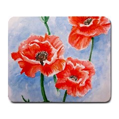 Poppies Large Mouse Pad (rectangle)