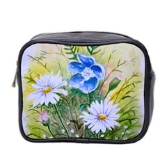 Meadow Flowers Mini Toiletries Bag (two Sides) by ArtByThree