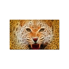 Electrified Fractal Jaguar Sticker Rectangular (10 Pack) by TheWowFactor