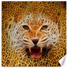 Electrified Fractal Jaguar Canvas 20  X 20 