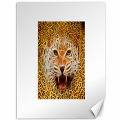 Electrified Fractal Jaguar Canvas 36  X 48 