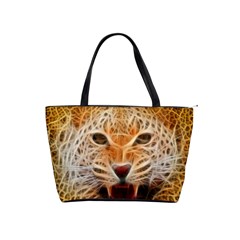 Electrified Fractal Jaguar Classic Shoulder Handbag