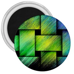 Modern Art 3  Button Magnet by Siebenhuehner