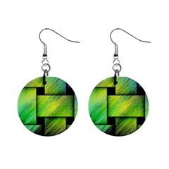 Modern Art Mini Button Earrings