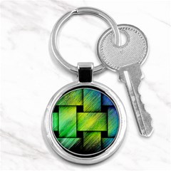 Modern Art Key Chain (round)