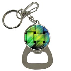 Modern Art Bottle Opener Key Chain