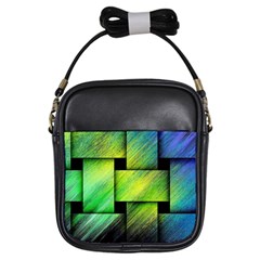 Modern Art Girl s Sling Bag