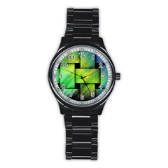 Modern Art Sport Metal Watch (black)