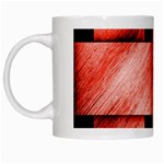 Modern Art White Coffee Mug Left