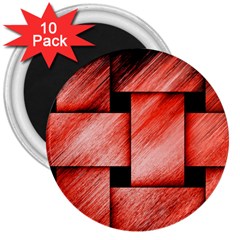 Modern Art 3  Button Magnet (10 Pack)