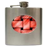 Modern Art Hip Flask Front