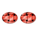 Modern Art Cufflinks (Oval) Front(Pair)