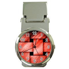 Modern Art Money Clip With Watch