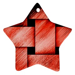 Modern Art Star Ornament (two Sides)