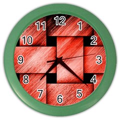 Modern Art Wall Clock (color) by Siebenhuehner