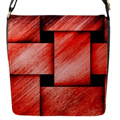 Modern Art Flap Closure Messenger Bag (small) by Siebenhuehner